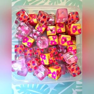 Strawberry and flower beads